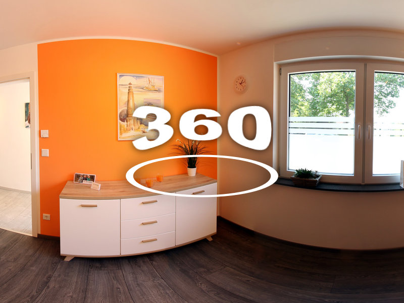 Vorschau eines virtuellen 360-Grad-Rundgangs durch eine Immobilie